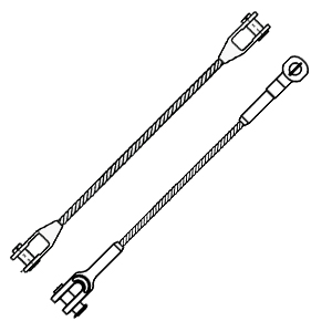 Wire rope slings with sockets