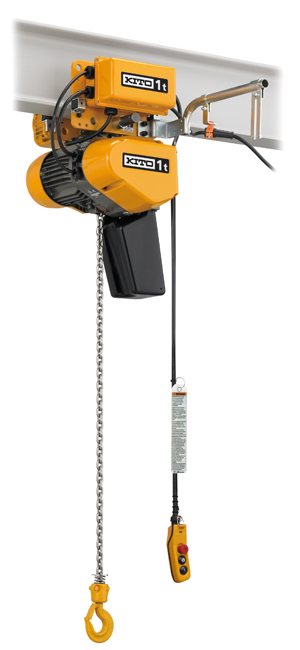 KQ-D/3AI type|WLL from 125 kg to 1 t|Electric trolley and inverter|2 lifting speed - 2 travel speed 