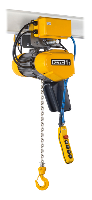 KQ-D/3 type|WLL from 125 kg to 1 t|With electric trolley|2 lifting speed - 1 travel speed