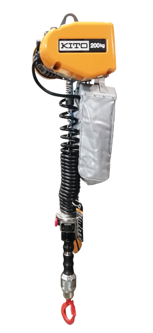 KQC type|WLL 125 and 250 kg|Cylinder control|Double lifting speed