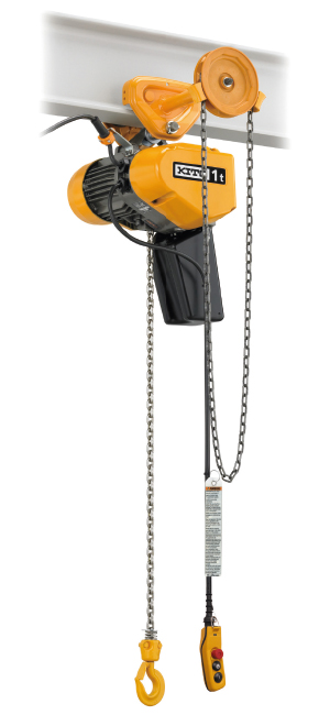 KQ-D/2 type|WLL from 125 kg to 1 t|With geared trolley|Double lifting speed
