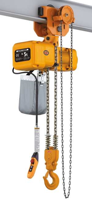 KRR/2 type|WLL from 125 kg to 5 t|With geared trolley|1 lifting speed