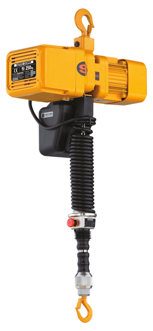 KRRC type|WLL 125 and 250 kg|With cylinder control|1 - 2 lifting speed