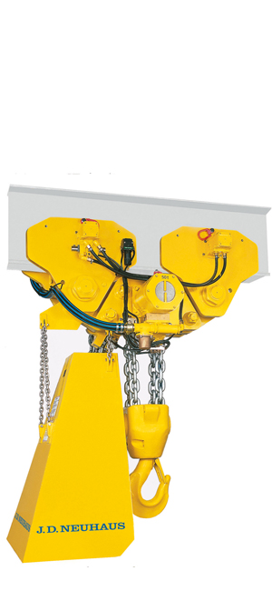 Serie EH|Con carrello ad ingobro ridotto|Portate da 10 t a 100 t