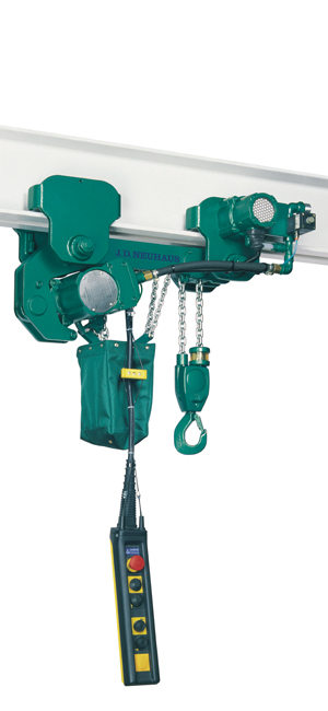 Serie PROFI|con carrello|
ad ingombro ridotto LMF|Portate da 500 kg a 6,3 t