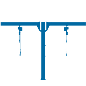 CT2B type|with two underbraced arms