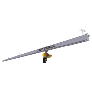 Straight steel monorails