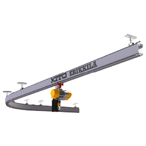 Steel curves monorail