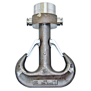 Suspension with ramshorn hook DIN 15411