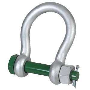Green Pin wide mouth|bow shackles