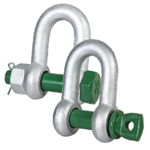 Green Pin dee shackles